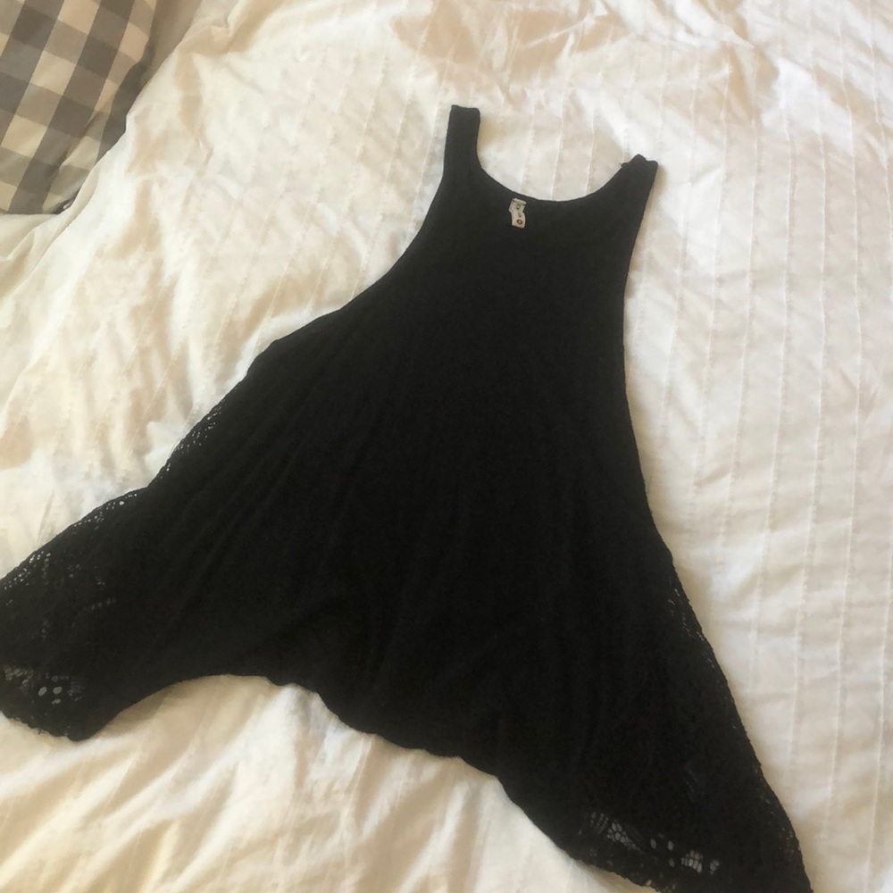 Black tunic style tank